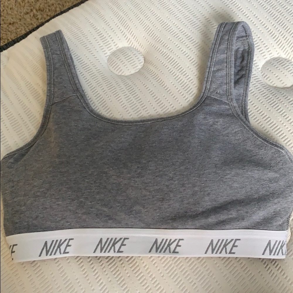 Nike Grey Sports Bra
